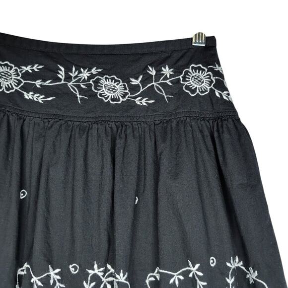 Blue Plate embroidered and lined black cotton skirt, size PP - Picture 6 of 6